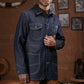 1930 Engineering Coverall Jacket Raw Denim Old Iron Blue