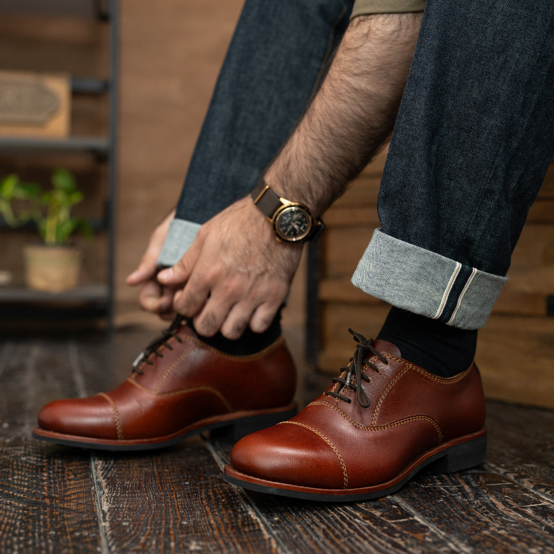 Duty Shoe (Saddle Tan) Goodyear Welted US 13 / Leather / Brown