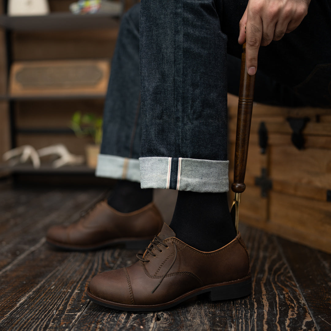 Duty Shoe (Vintage Brown) Goodyear Welted