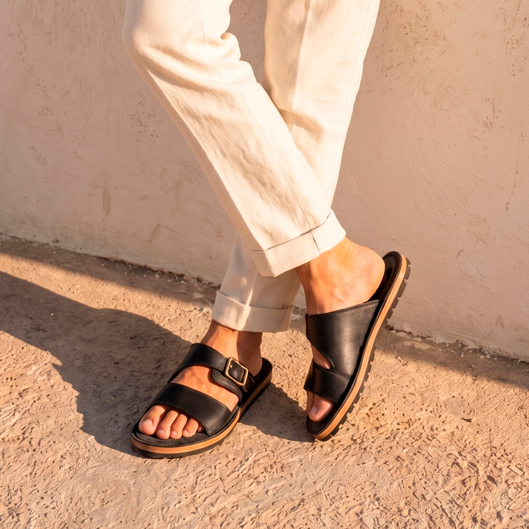 Harbor Slides (Raven Black)