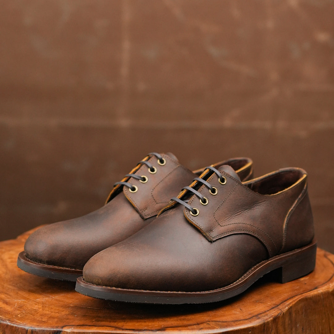 Craft Boondocker Shoes (Vintage Brown) Goodyear Welted