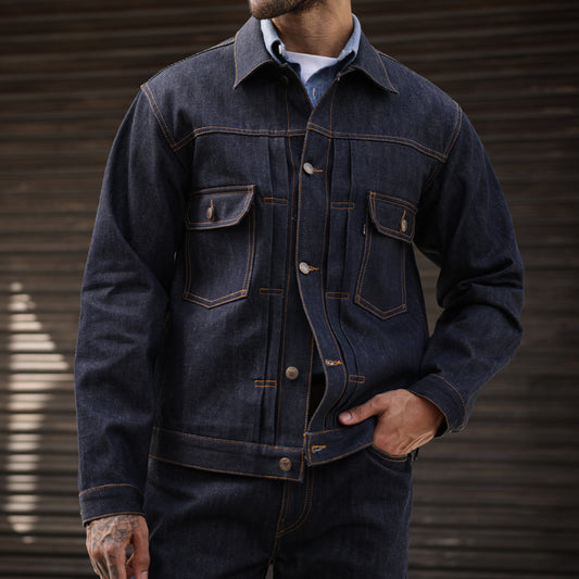 Trucker Type 2 Selvedge Blue Blood