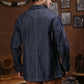 1930 Engineering Coverall Jacket Raw Denim Old Iron Blue