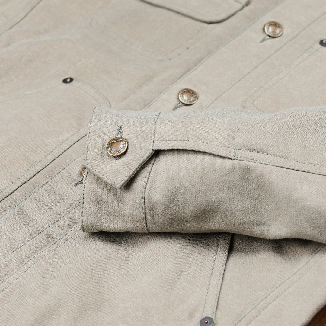 Chore Jacket Sandstorm 12 Oz Oil Waxed Twill