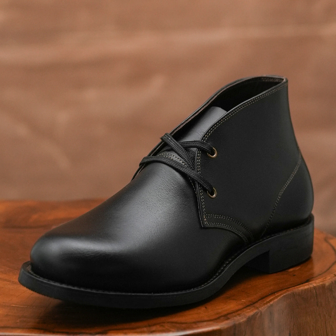 Hampton Desert Boot (Raven Black) Goodyear Welted