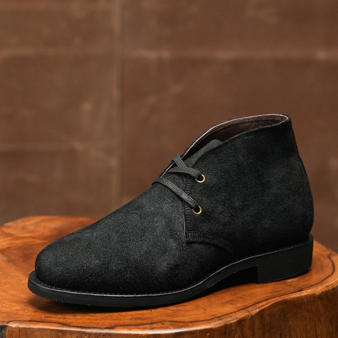 Hampton Desert Boot (Grizzly Black) Goodyear Welted
