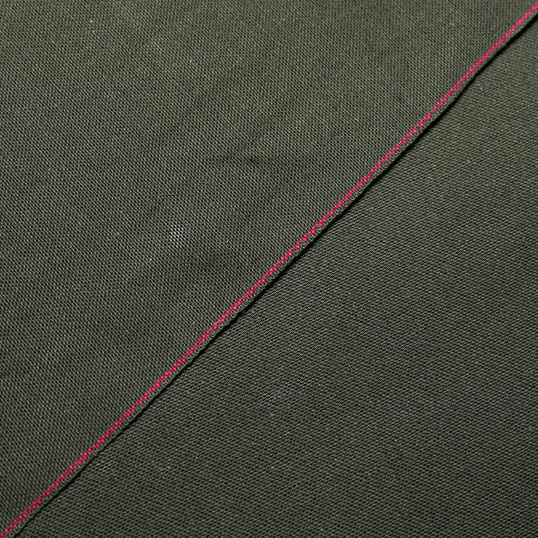 Fatigue Pants Military Green 12 Oz Selvedge Canvas For Men (True Straight)