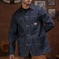 1930 Engineering Coverall Jacket Raw Denim Old Iron Blue