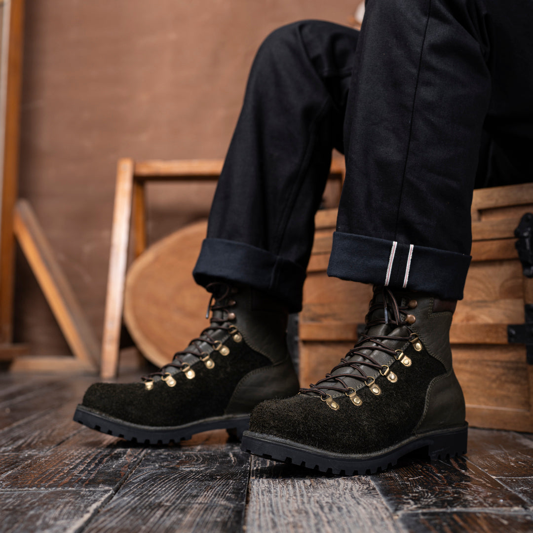 Himalayan Hiker Boots 6" (Grizzly Green) Water Repellent