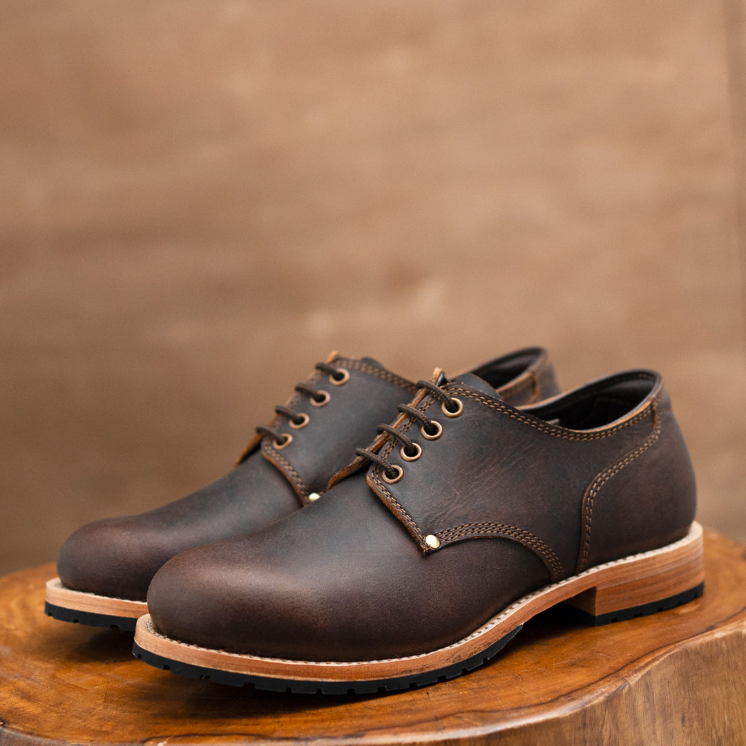 Service Shoe (Vintage Brown) Goodyear Welted