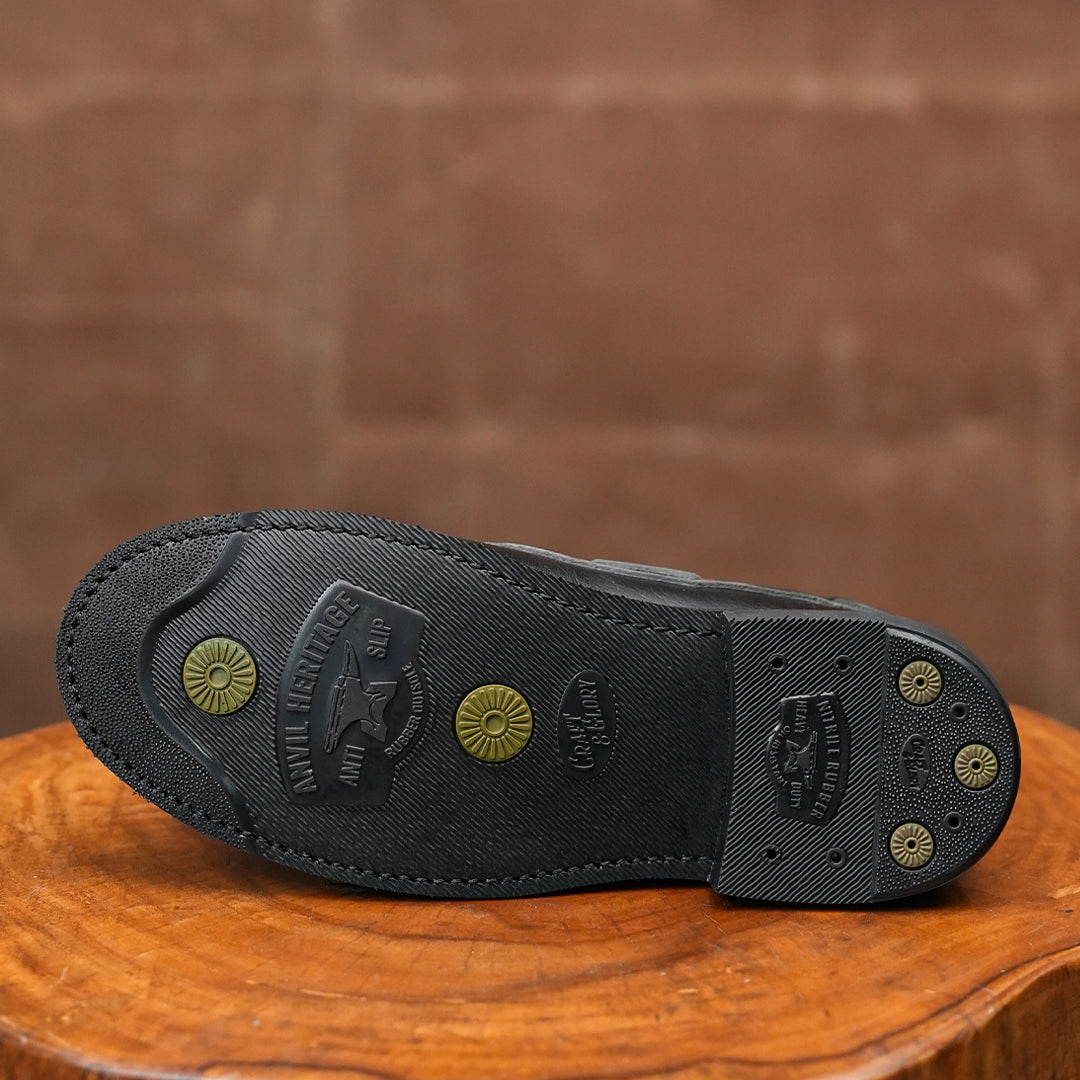 Voyager Boat 2.0 Shoes (Raven Black) Goodyear Welted