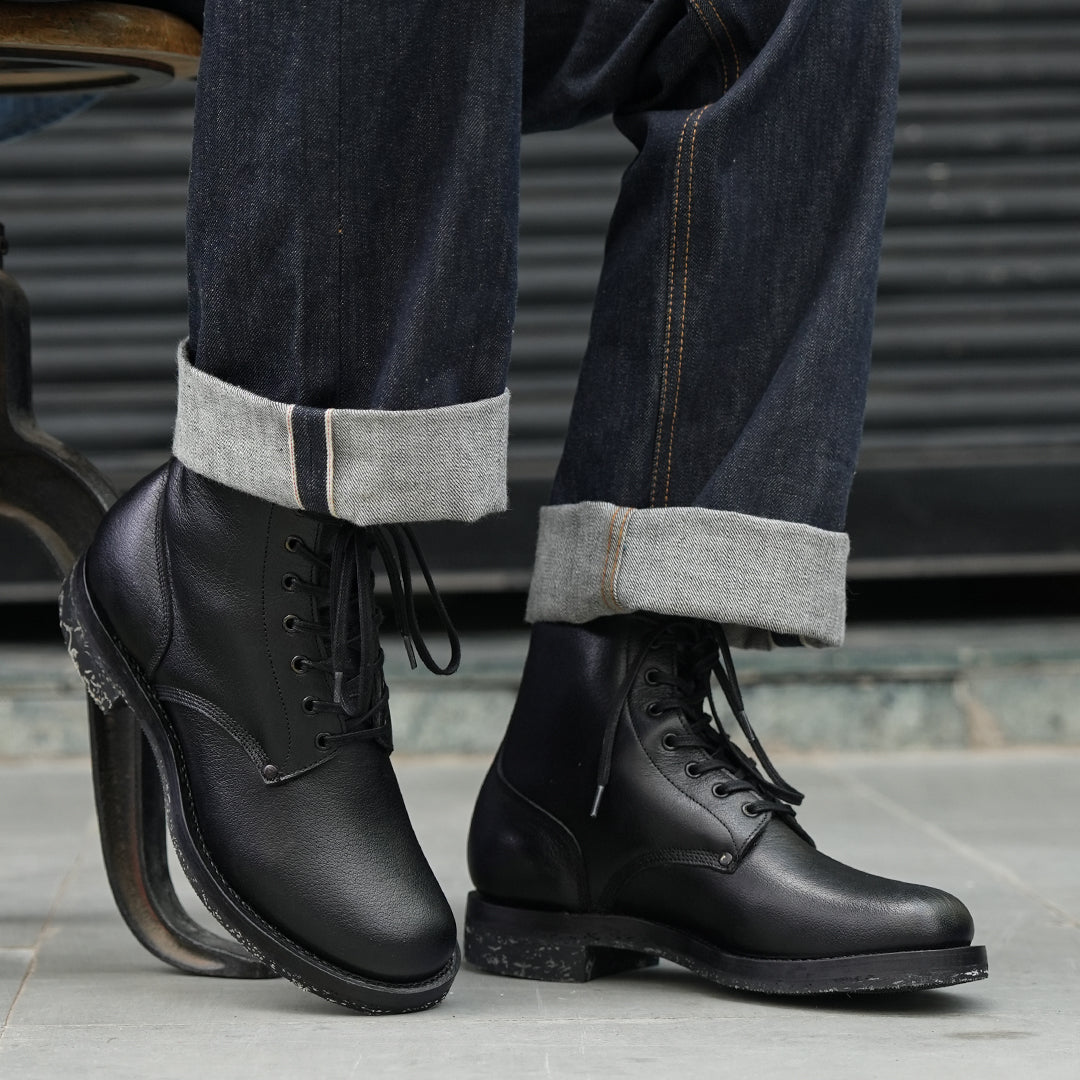 M-43 Boot 6" (Raven Black) Goodyear Welted