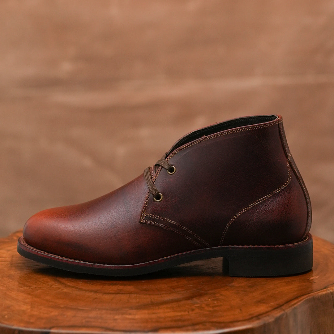Hampton Desert Boot (Saddle Tan) Goodyear Welted