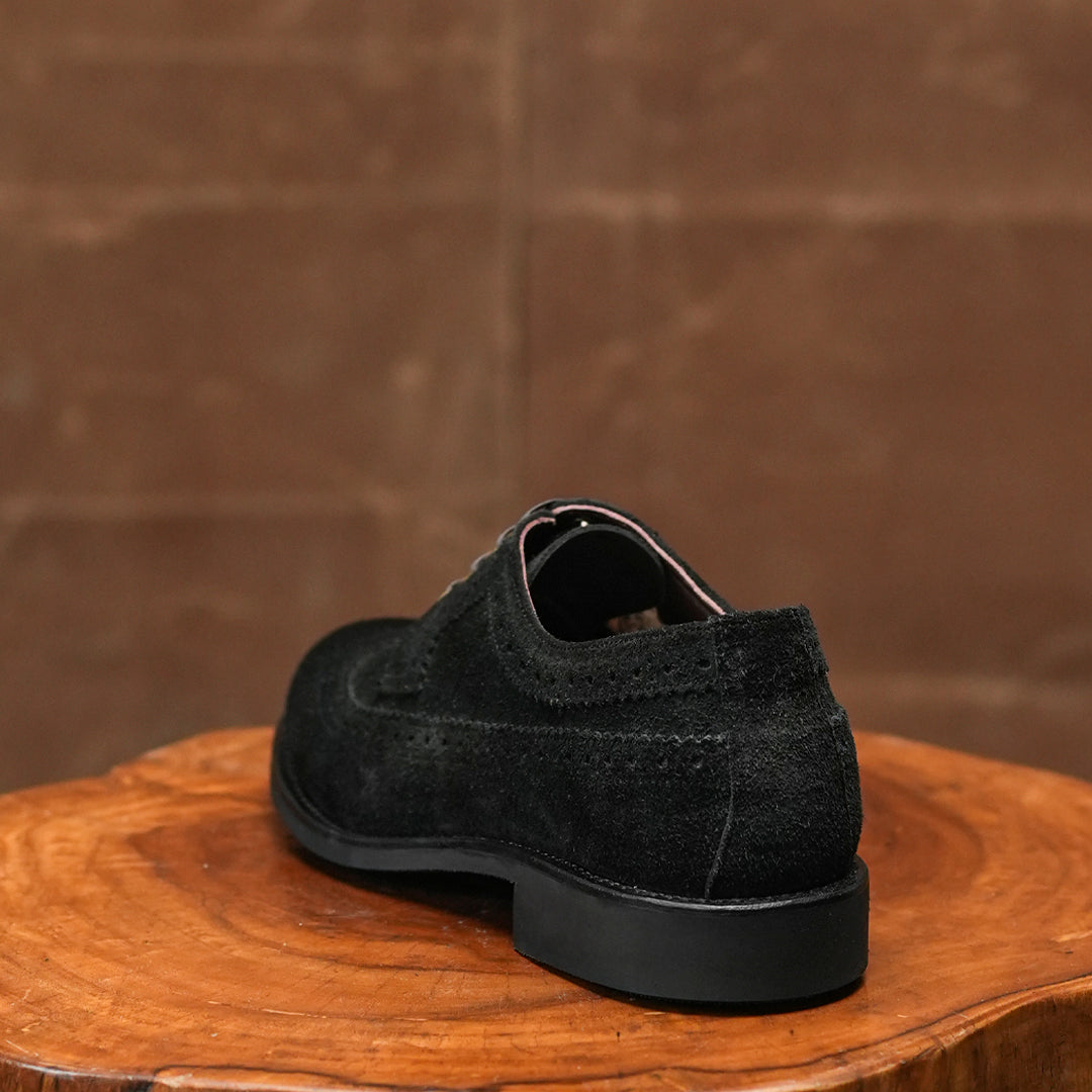 Sterling Brogue Shoes (Grizzly Black) Goodyear Welted