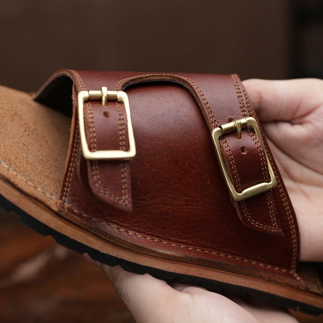 Atelier Slides (Saddle Tan)