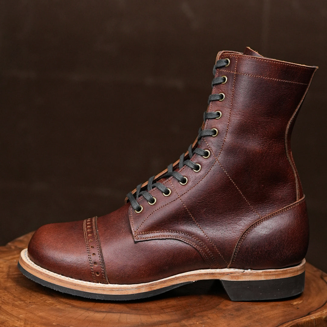 Hell Jumper Boots ( Saddle Tan ) with Trooper Sole