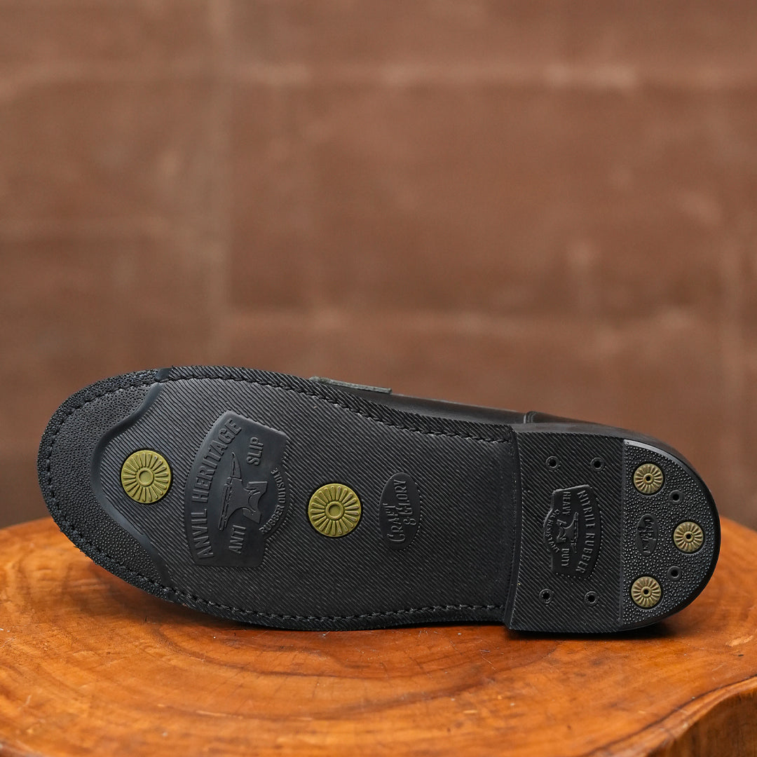 Oslo Penny 2.0 Loafers (Raven Black) Goodyear Welted