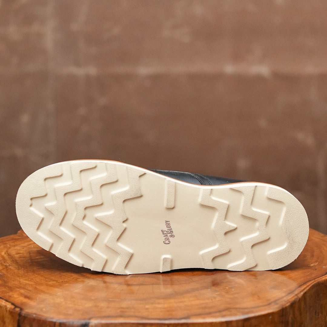 Moc-Toe 2.0 Shoes (Raven Black) Goodyear Welted