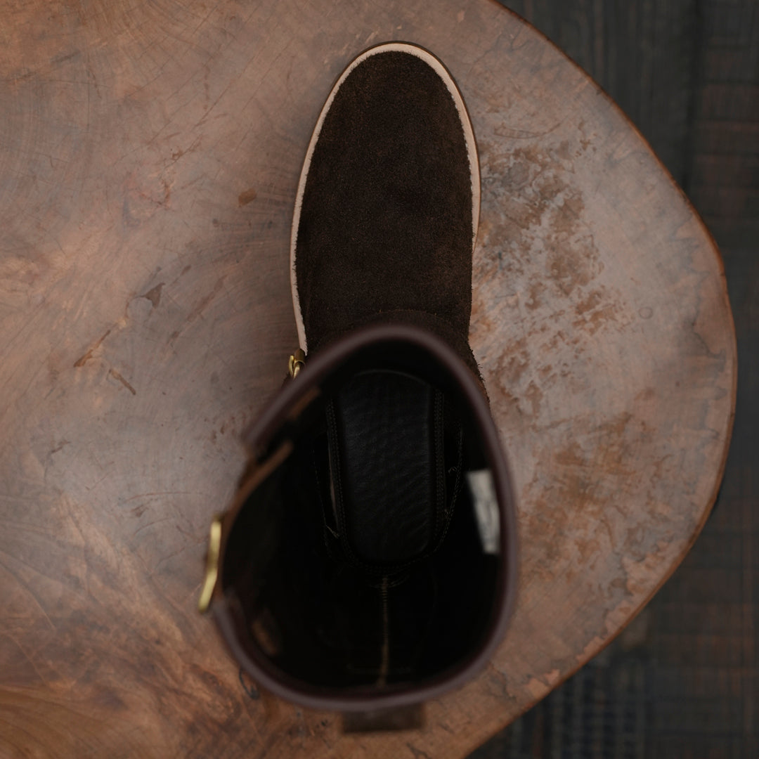 The Foundry Engineer Boots (Grizzly Brown) Goodyear Welted