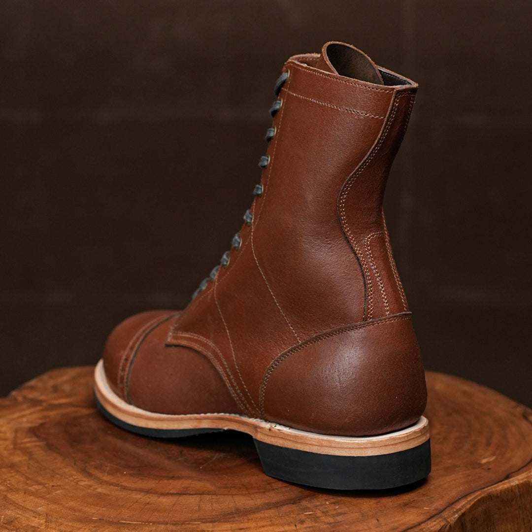 Hell Jumper Boots ( Russet Waxed Roughout ) with Trooper Sole