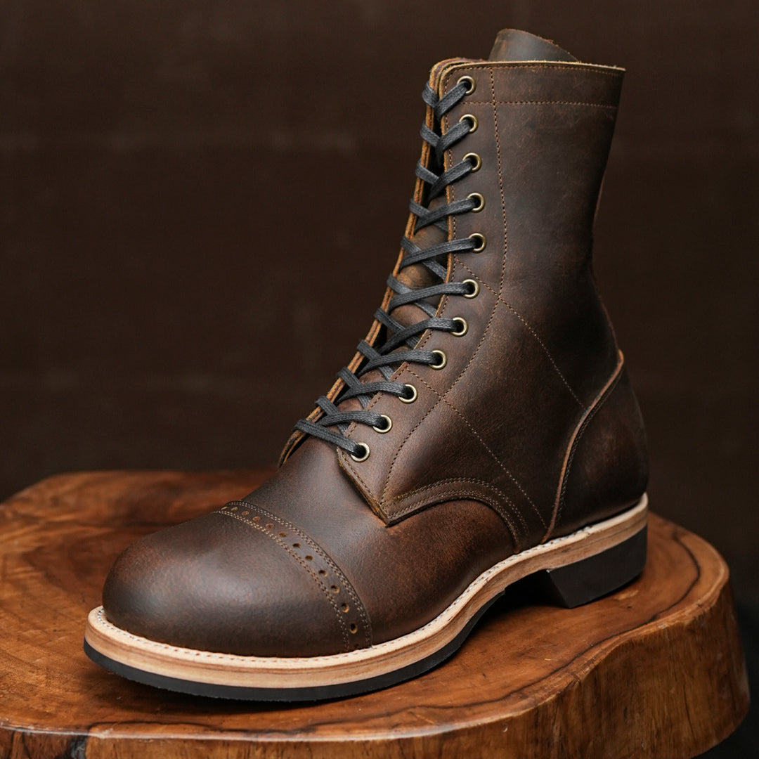 Hell Jumper Boots ( Vintage Brown ) with Trooper Sole