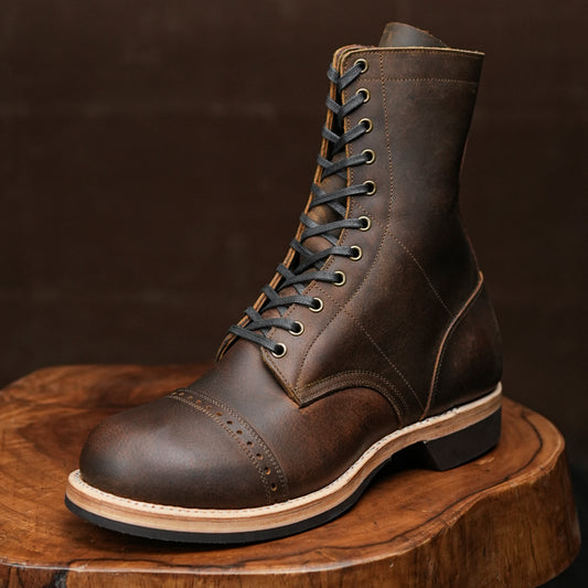 Hell Jumper Boots ( Vintage Brown ) with Trooper Sole