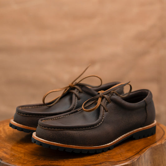 Strider Moc Shoe (Vintage Brown) Goodyear Welted