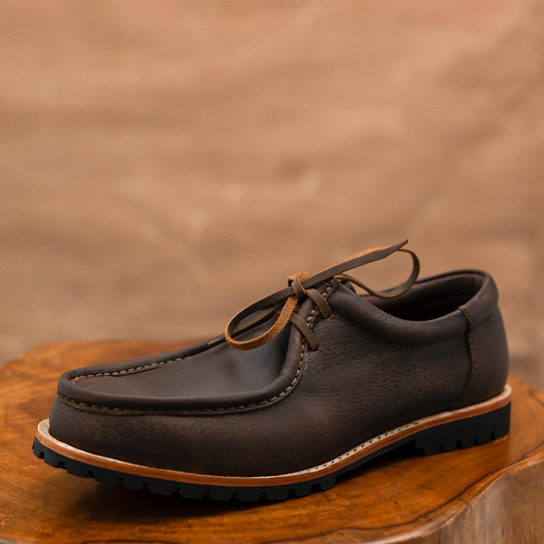 Strider Moc Shoe (Vintage Brown) Goodyear Welted