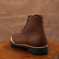 The Craft Boondocker Boots (Russet Waxed Roughout) Goodyear Welted