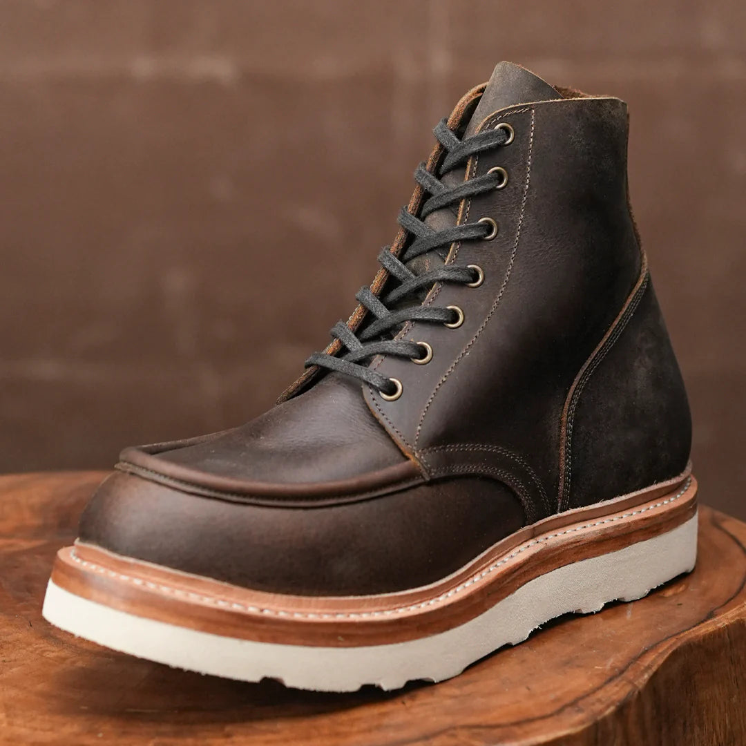 Moc-Toe 2.0 Leather Boots 6" (Vintage Brown) Goodyear Welted