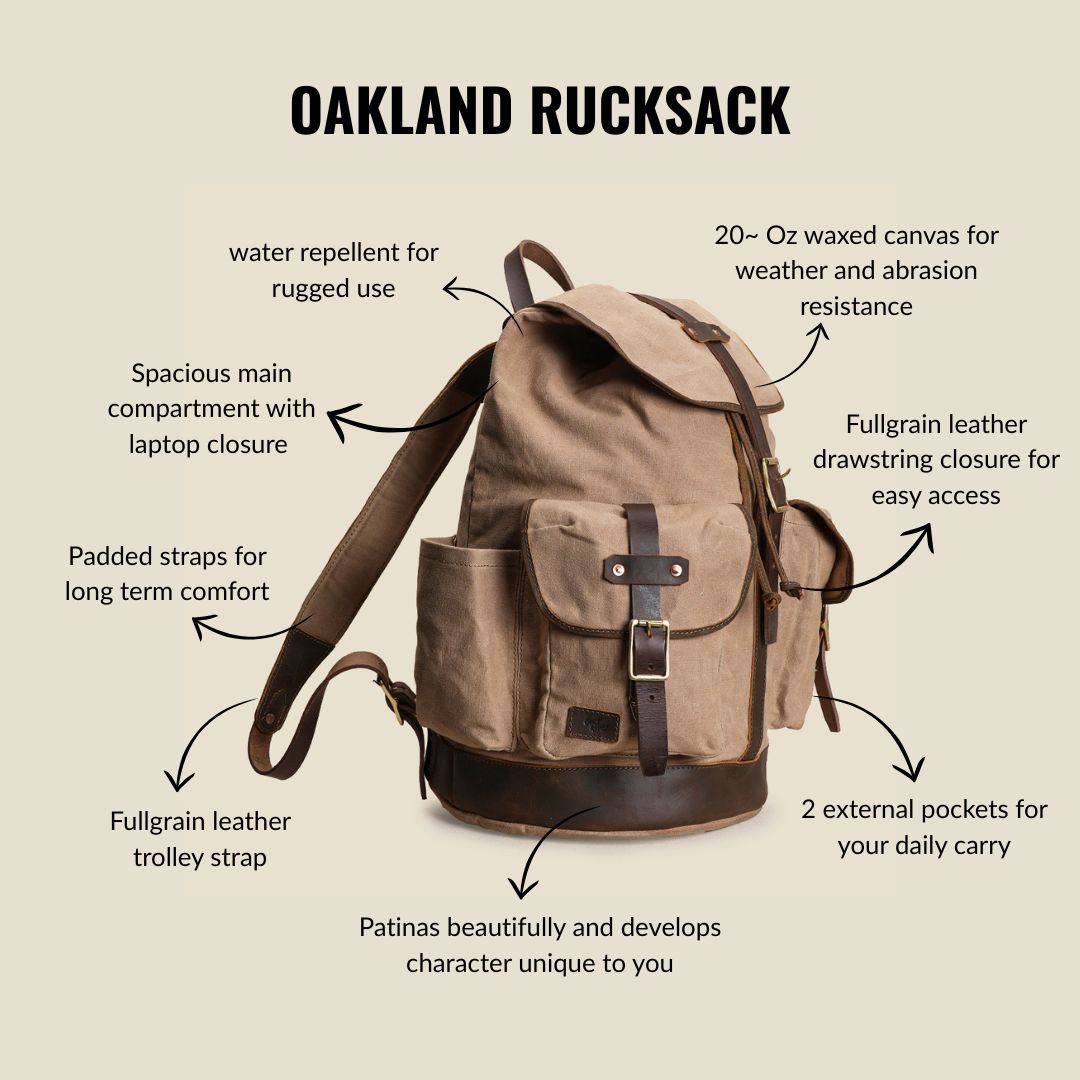 Oakland Rucksack ( Sandstorm )