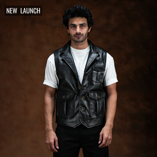 Gentleman’s Vest Jacket (Raven Black)