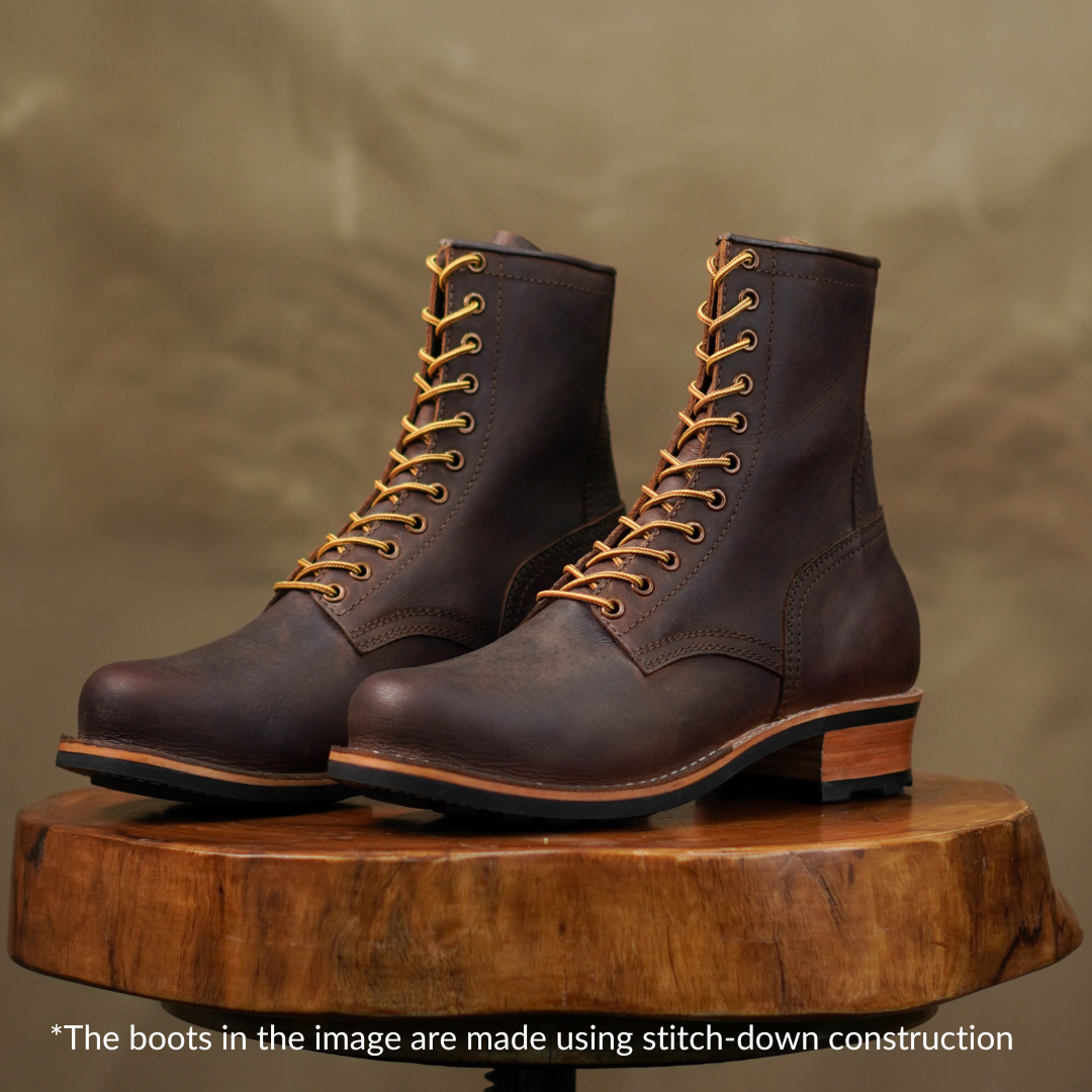 Trooper Boots 8" (Vintage Brown)