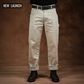 Double Knee Carpenter Arctic Wolf 12 Oz Cotton Twill Pants For Men (True Straight)