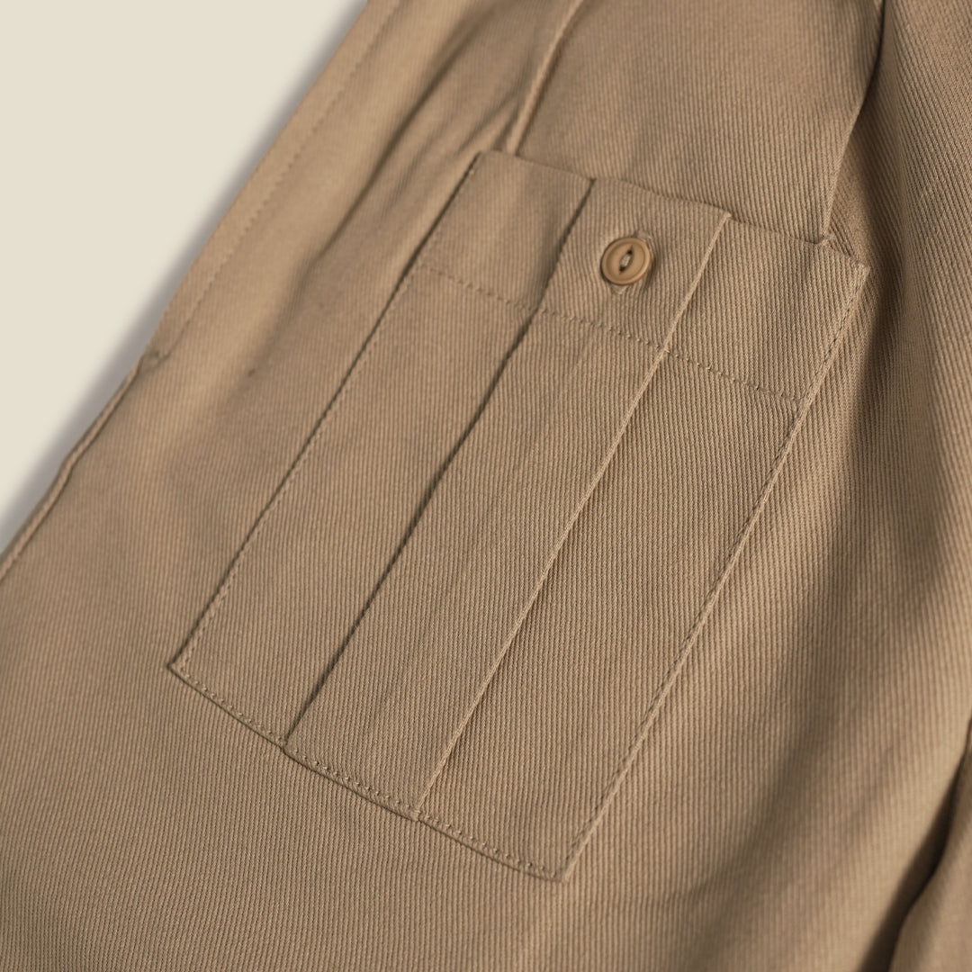 British Battle Trousers Cotton Twill Khaki Drill
