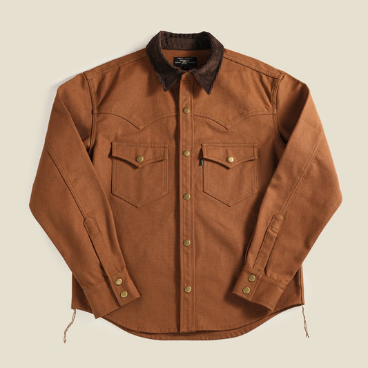 Western Over shirt Duck Canvas Fox Brown