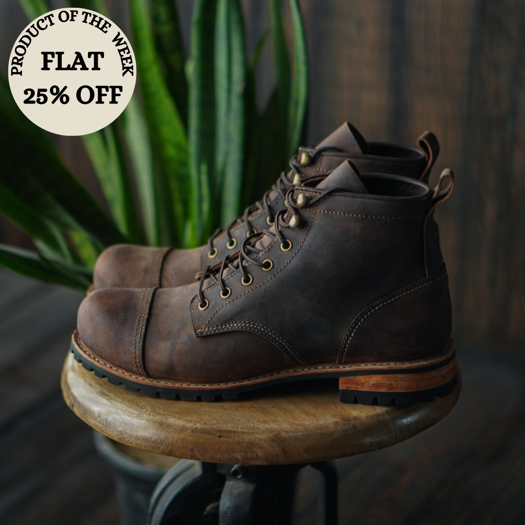 Ranger Boots 6" (Vintage Brown) Goodyear Welted