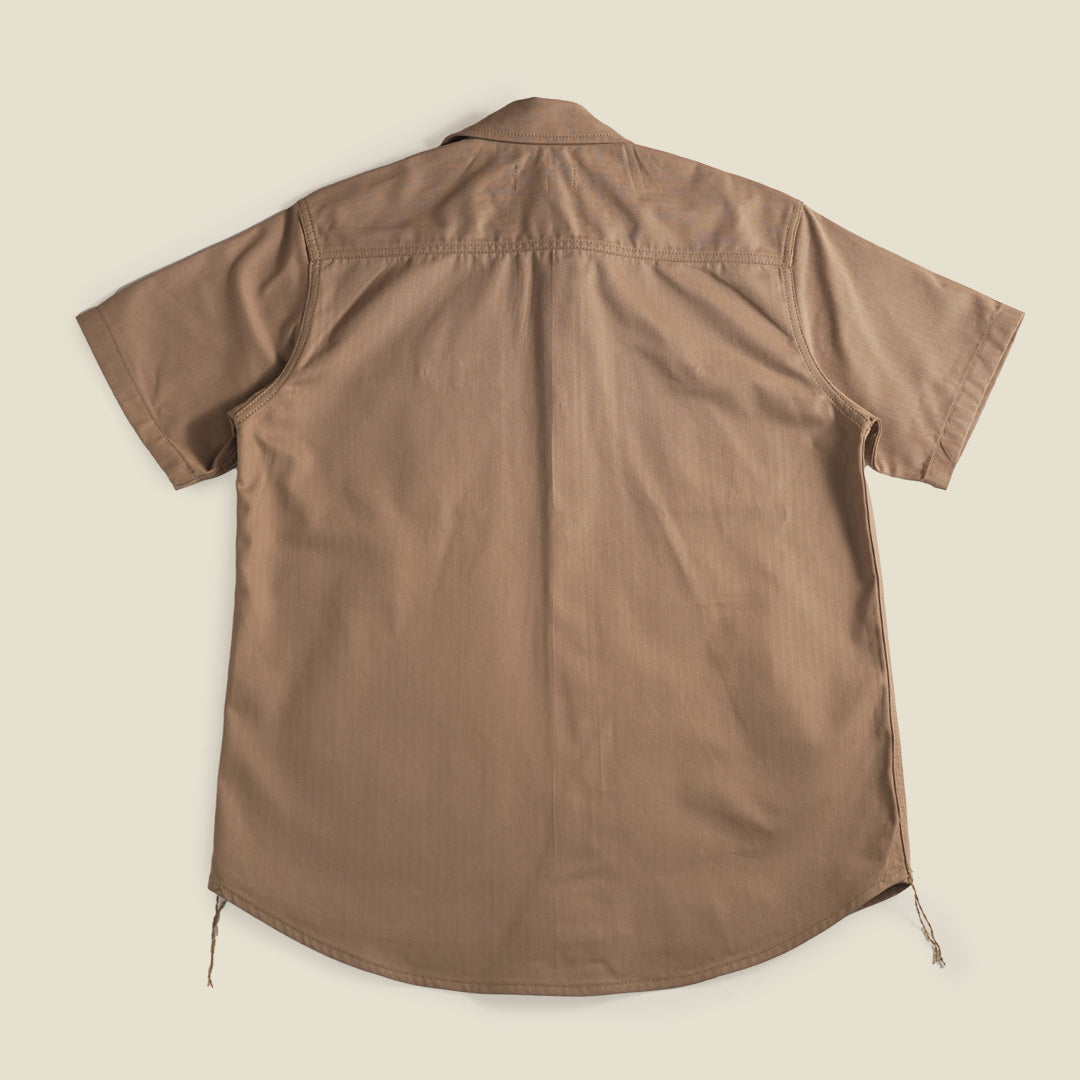 Heritage Work Shirt Half Sleeves HBT Khaki