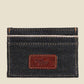 Blue Blood Card Holder ( Selvedge Denim )