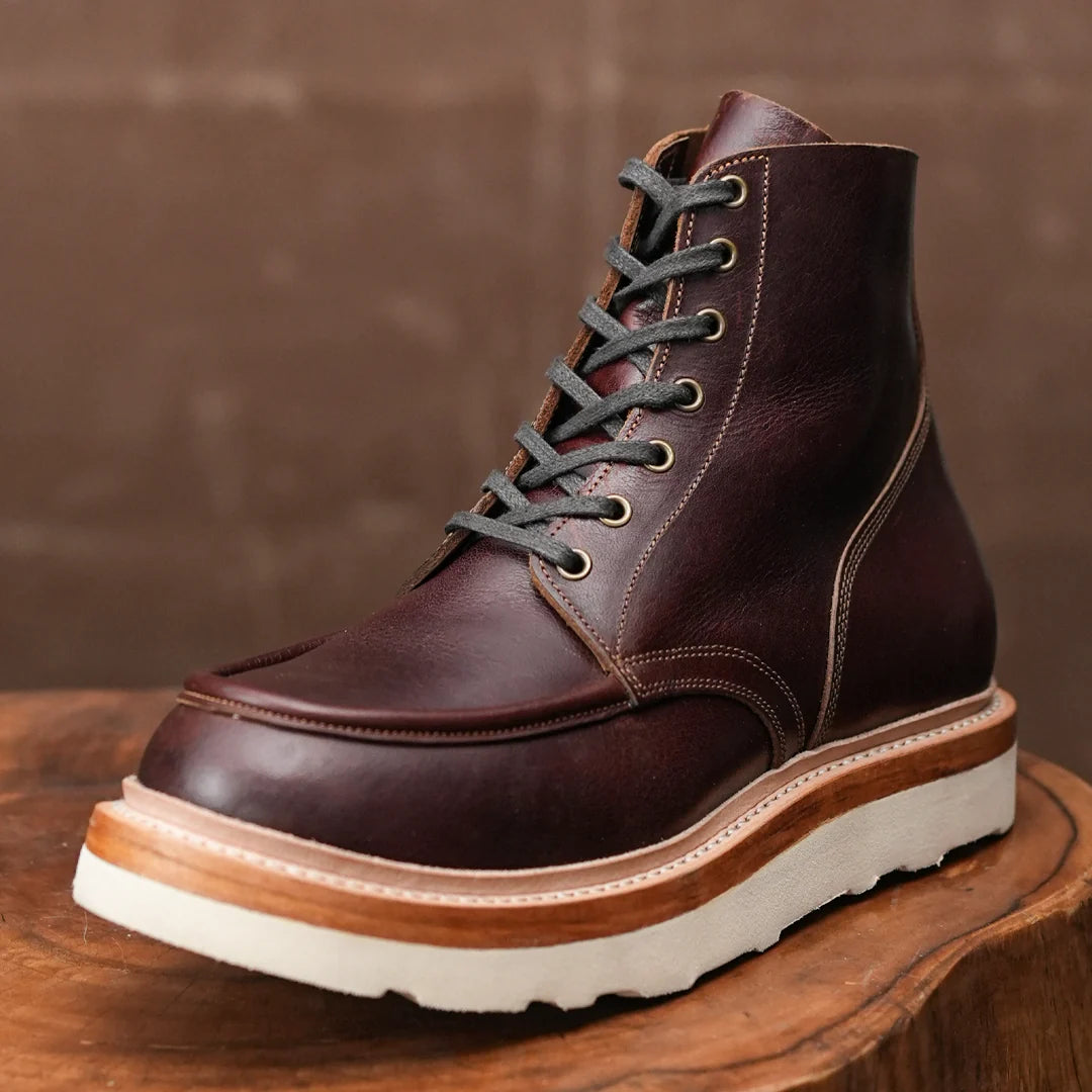 Moc-Toe 2.0 Leather boots 6" (Saddle Tan) Goodyear Welted
