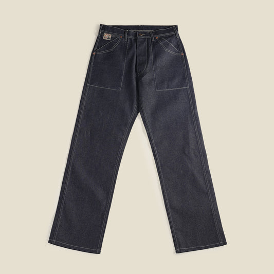 1930 Enginereeing Pants Raw Denim Old Iron Blue