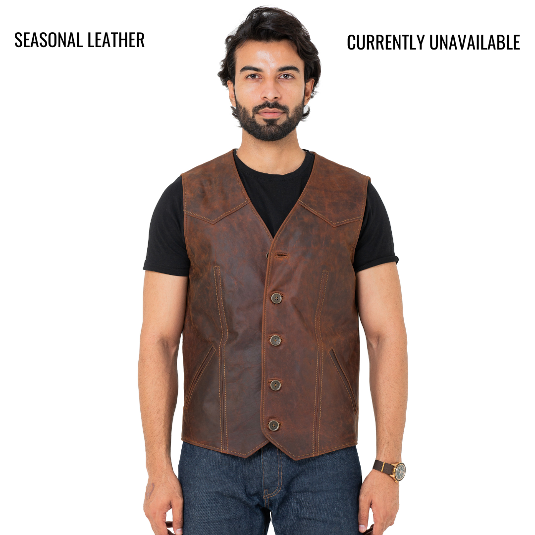 Outlaw Vest Jacket (Vintage Tan)