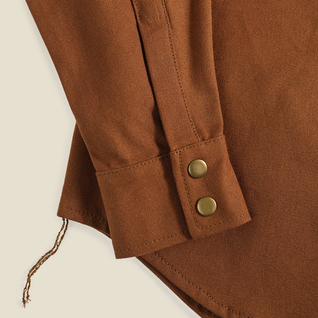 Western Over shirt Duck Canvas Fox Brown
