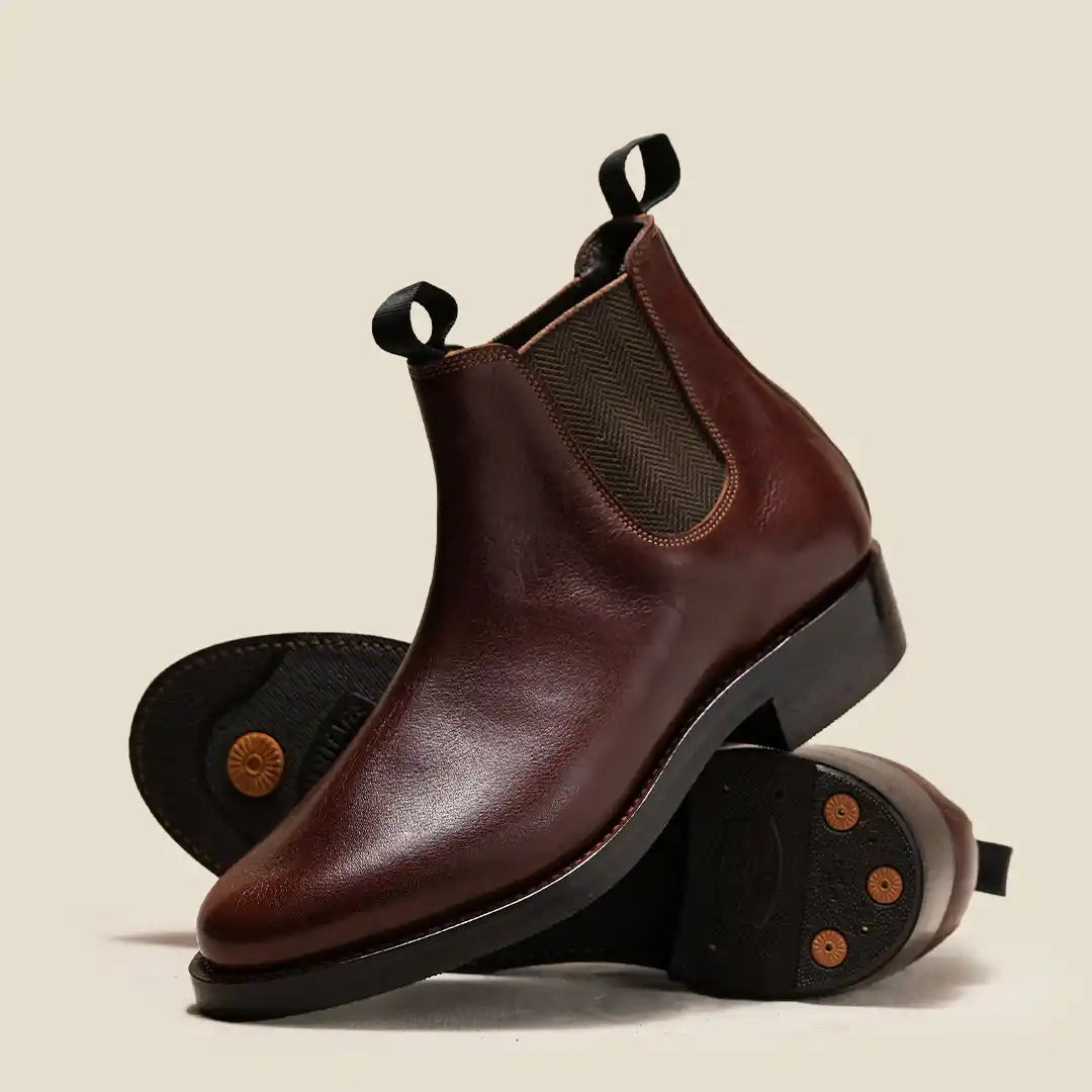 Heritage Chelsea Boots 6" (Saddle Tan) Goodyear Welted