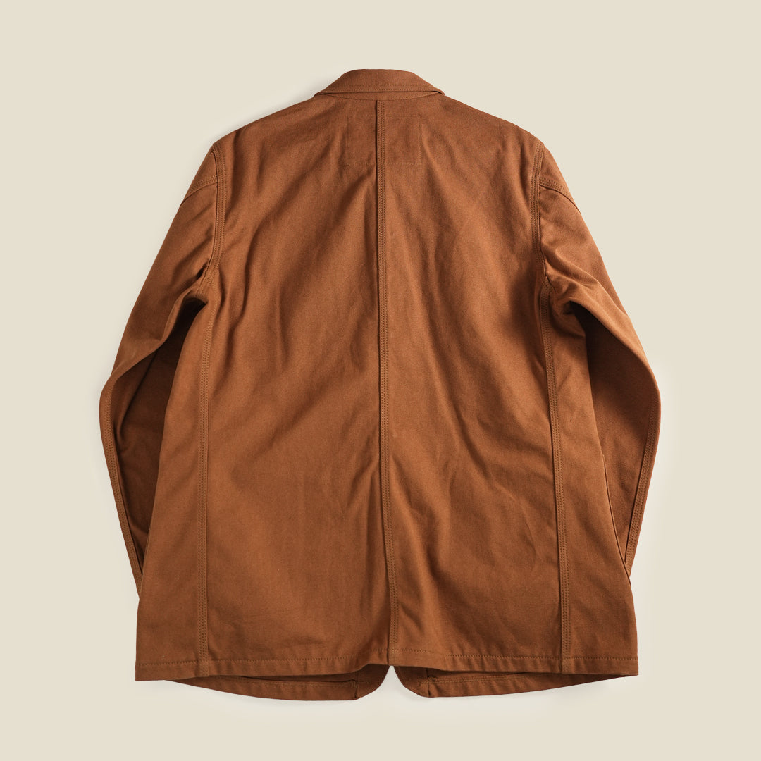 1930 Engineering Coverall Jacket Duck Canvas Fox Brown
