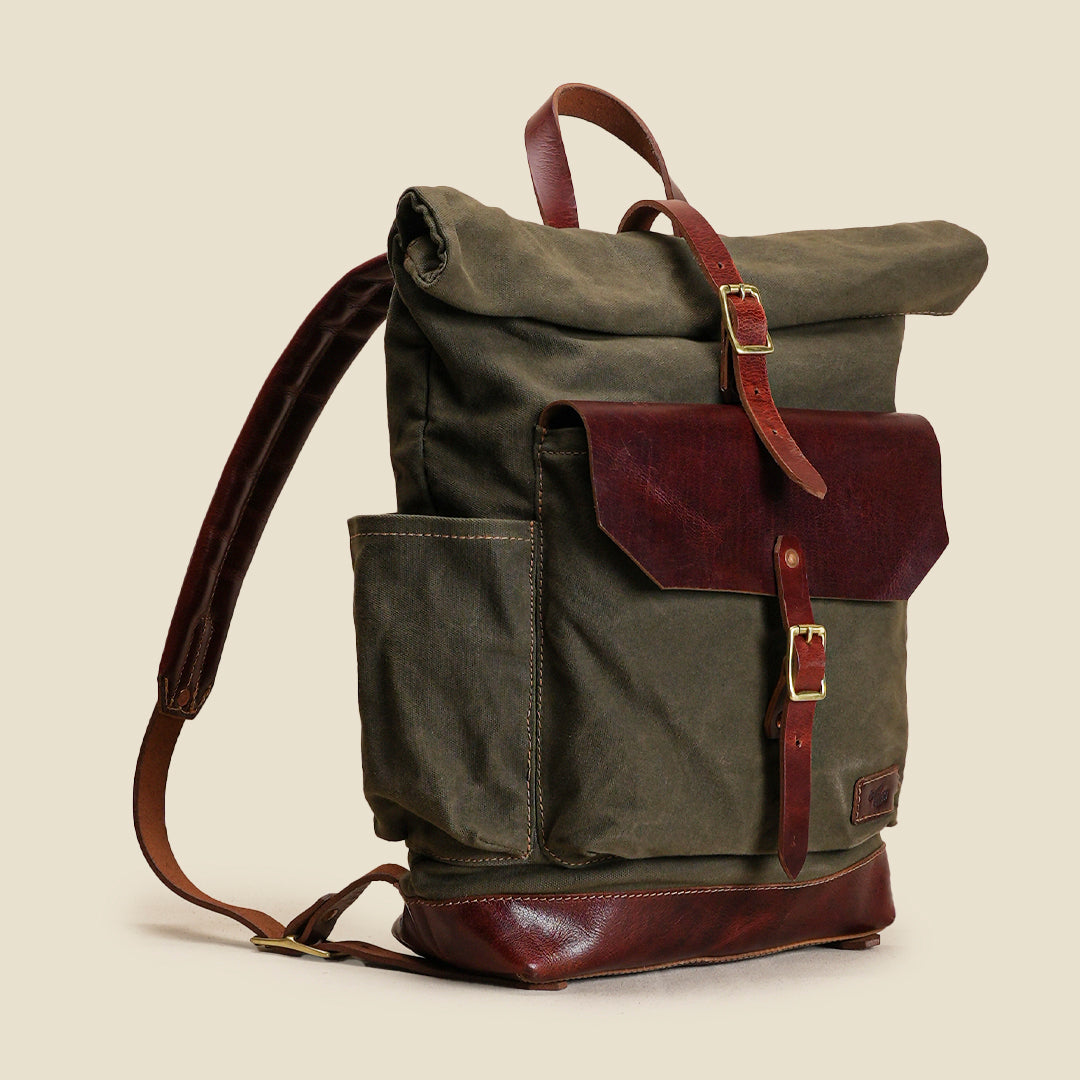 The camper Roll Top ( Forest Green )