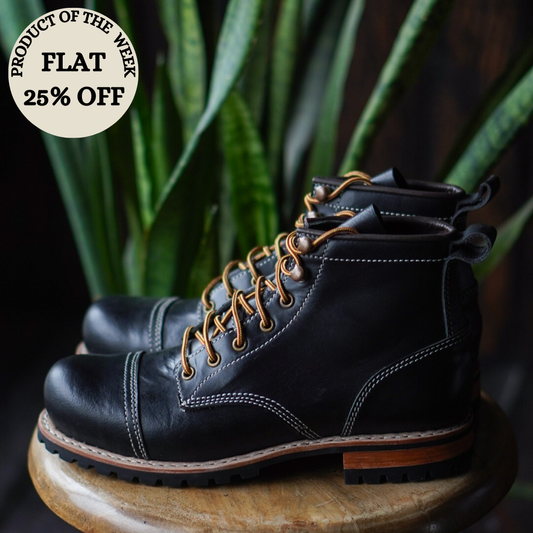 Ranger Boots 6" (Raven Black) Goodyear Welted