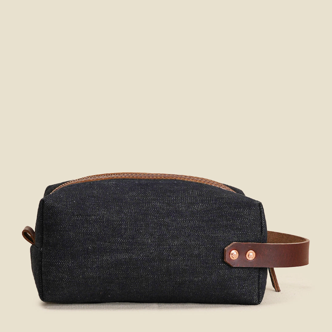 Utility Dopp Kit ( Selvedge Denim )
