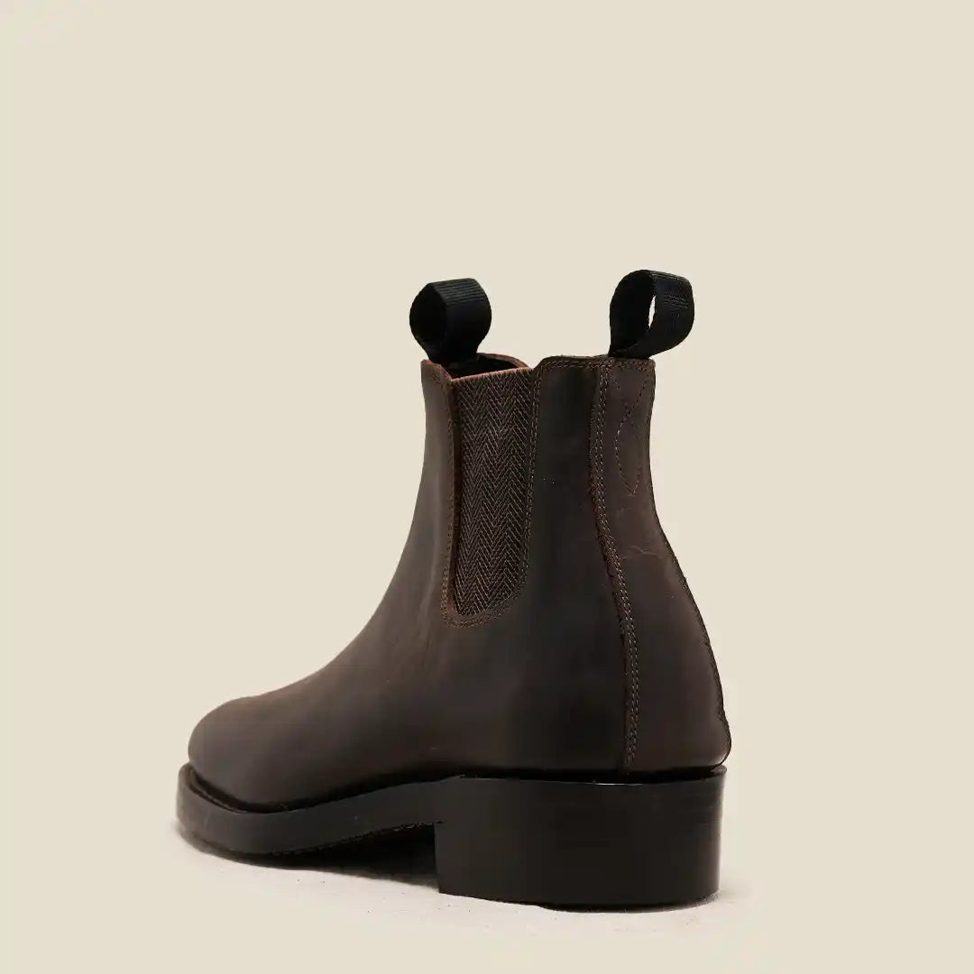 Women Heritage Chelsea Boots 6" (Vintage Brown) Goodyear Welted