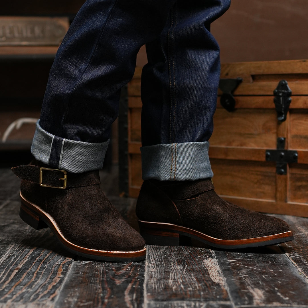 The Foundry Engineer Boots (Grizzly Brown) Goodyear Welted